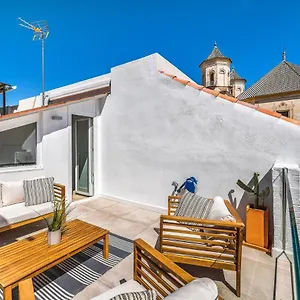 Urban Rose , Superb Private House In Historical Center, With Sunny Rooftop Malaga
